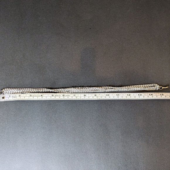 Vintage Sarah Coventry Silver Chain Choker Necklace - Picture 5 of 8